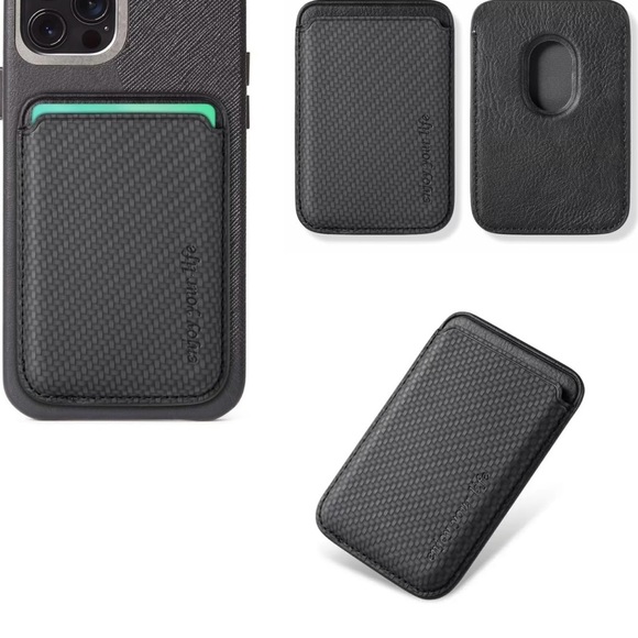 Magnetic Phone Wallet Card Holder Compatible with MagSafe on iPhone 15 14 13 12. - Picture 5 of 6